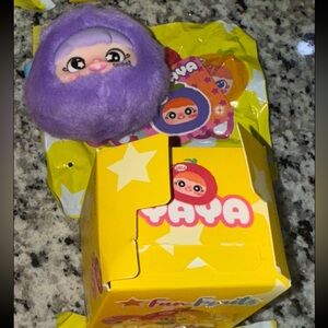 Purple Plush Toy yaya happy fruit series